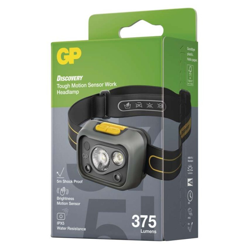 LED čelovka GP Discovery CHW54, 375 lm 9