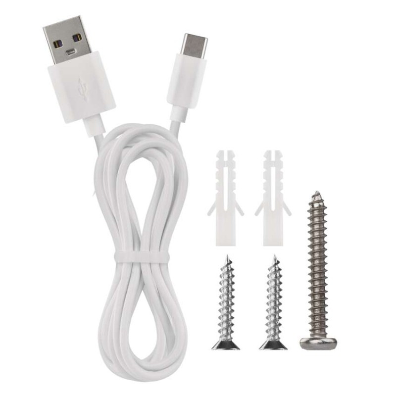 LED STOLNÍ LAMPA ABBIE BÍLÁ 9