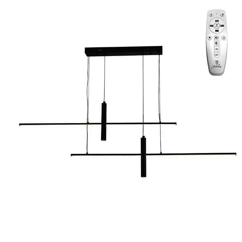 LED závesná lampa na lanku + diaľkový ovládač 70W - J7305/B 1