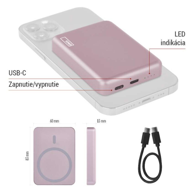 EMOS POWERBANKA WI 522 5000MAH LOSOSOVÁ 5