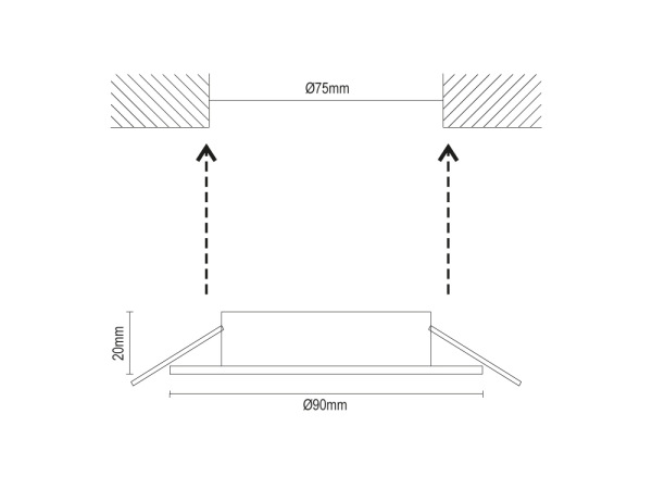 Rámik na GU10 - SR006 2