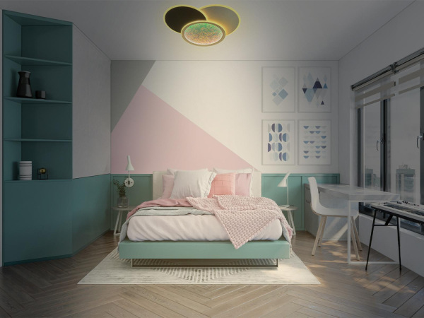 LED stropné svietidlo s diaľkovým ovládačom 80W - TA1308/WB 10