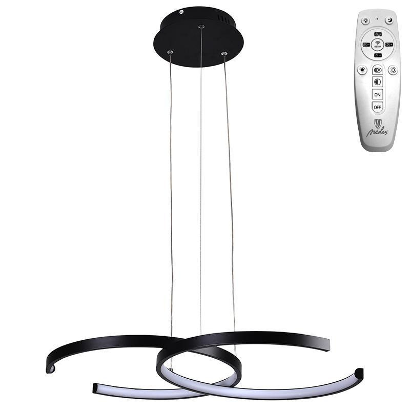 LED závesné svietidlo na lanku + diaľkový ovládač 50W - J4300/B 3