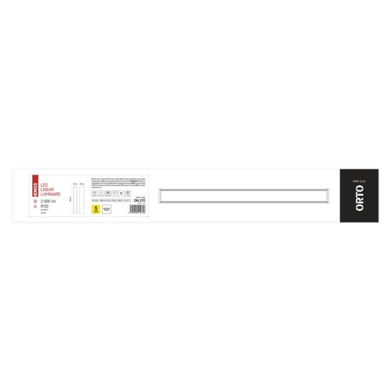 LED LINEAR PROFI+ 19W 2000LM IP20 NW 7