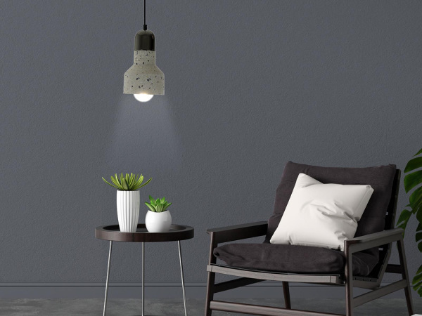 Závesné svietidlo Terrazzo / biela 1 x E27 - ME0214R/W 6