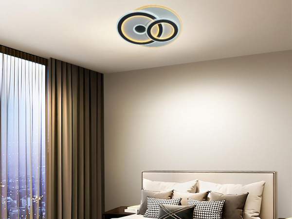 LED stropná lampa + diaľkový ovládač 105W - J1311/WB 1