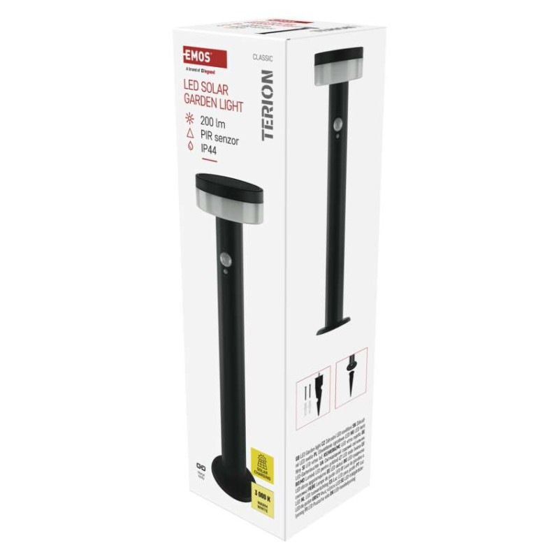 LED ZAHRADNÍ SV.IP44,SOLÁR SLOUP.50cm 7