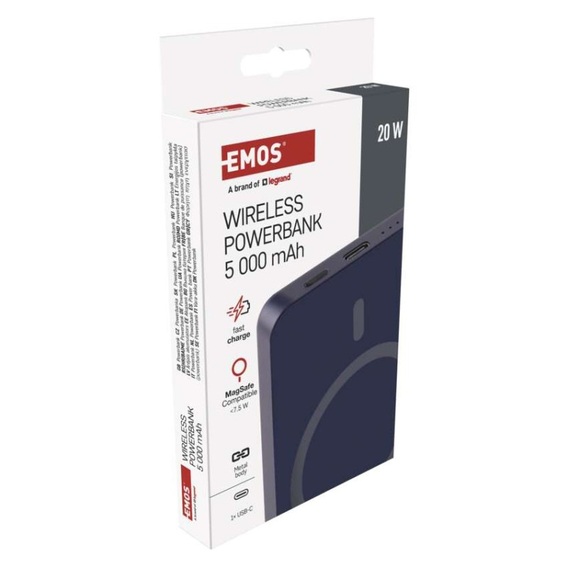 EMOS POWERBANKA WI 522 5000MAH MODRÁ 14