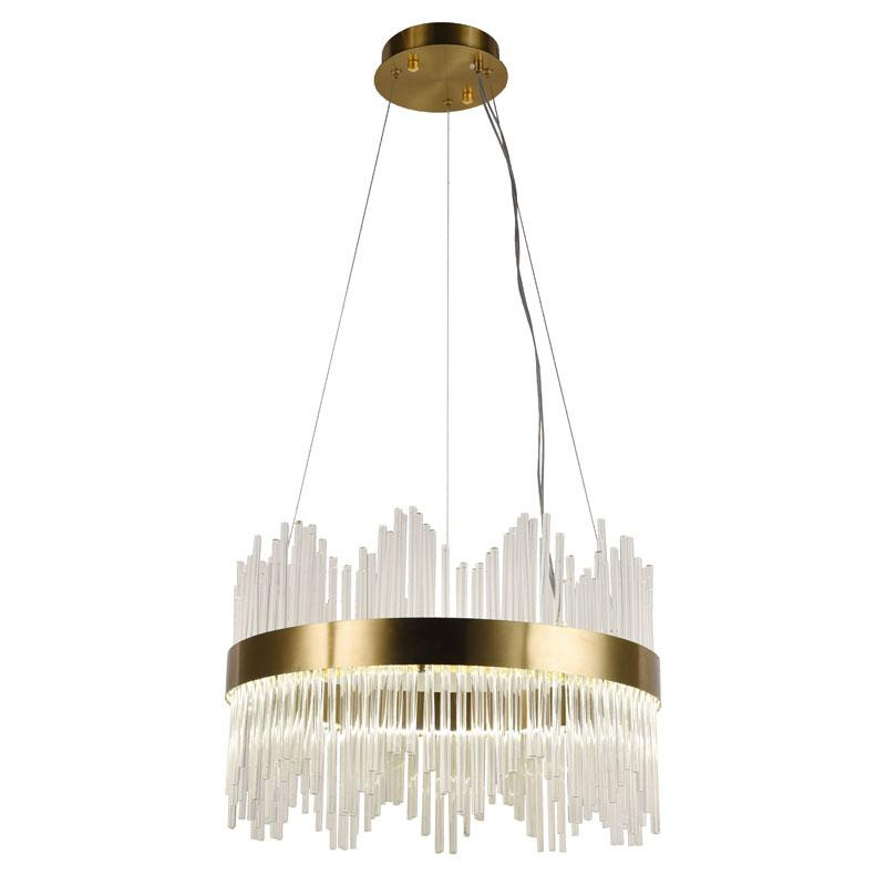 LED krištáľový luster + diaľkový ovládač 70W - J6313/C 10