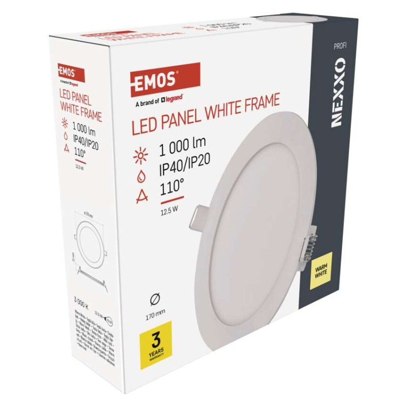 LED SVÍTIDLO NEXXO VES.KR 12,5W 1000LM I 9