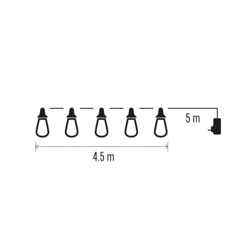 VIANOCE party girlanda 100LED IP44 VNT  DCPV01 1
