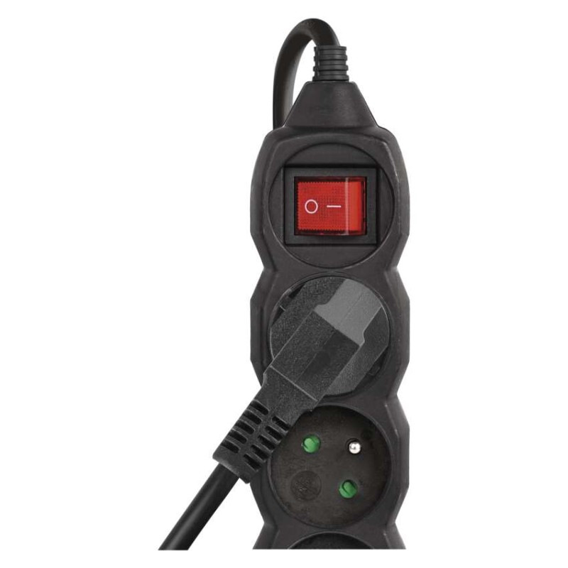 PRODLUŽKA 3Z 5M S VYP. 1,5MM ČERNÁ 7