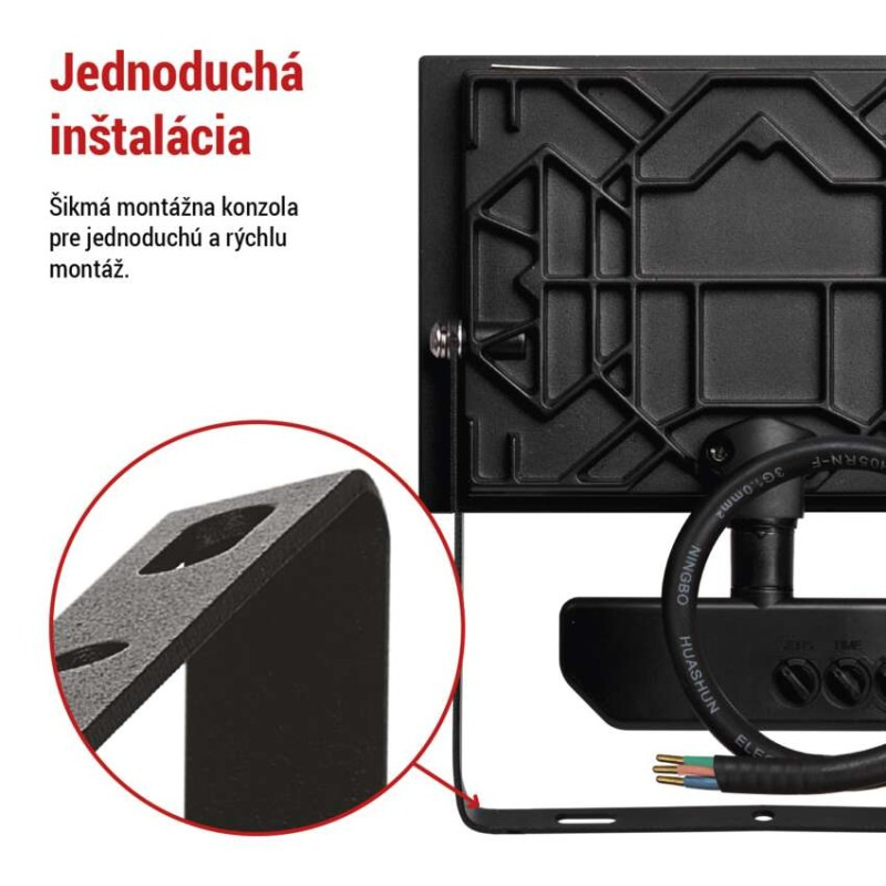 LED REFLEKTOR TAMBO 30W 3000LM PIR 8