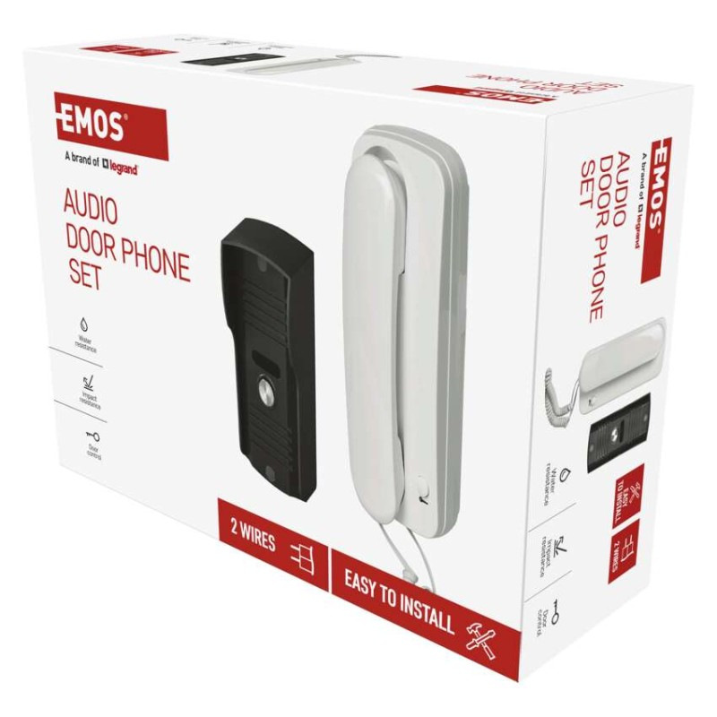 Elektrický vrátnik 12V DC sada  H1085 audiosada EMOS 6