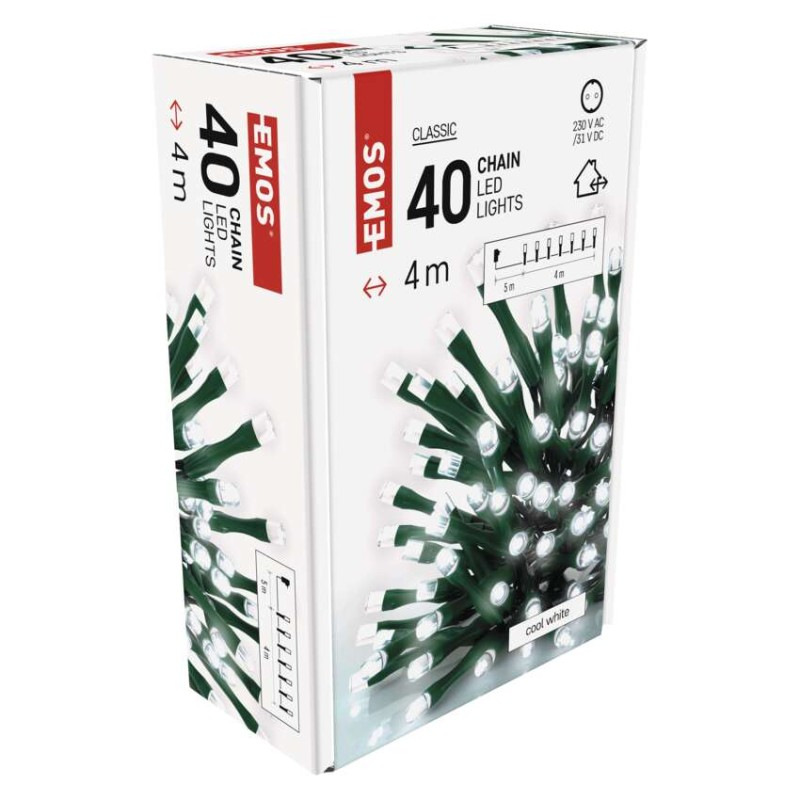 Vánoční řetěz CLS TIMER 4M CW (ZY0801T) 11