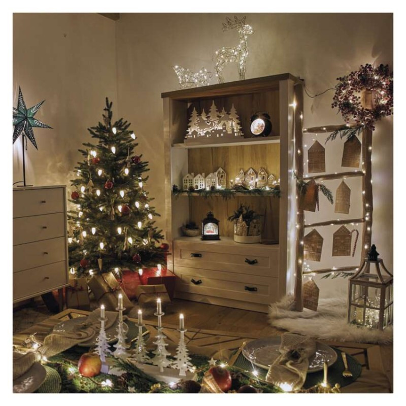50LED REINDEER SLED WW 8