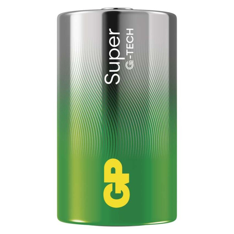 Batéria GP LR20 (D) 13A SUPER 2ks fólia alkalická  B01402 2