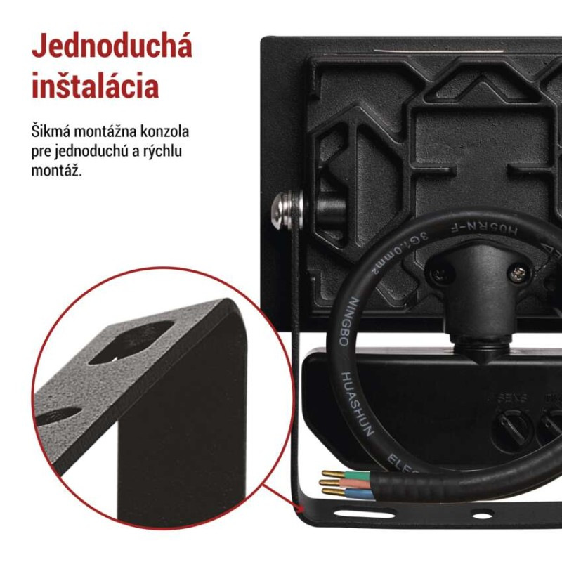 LED REFLEKTOR TAMBO 10W 1000LM PIR 9