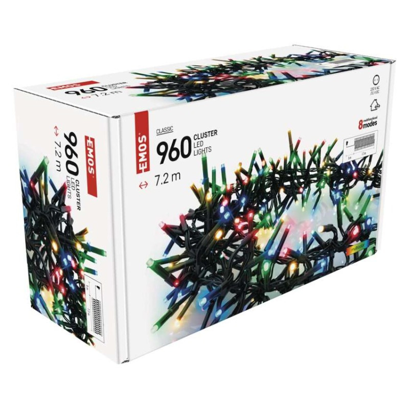 960LED XMAS CLUSTER 7,2M MC 8