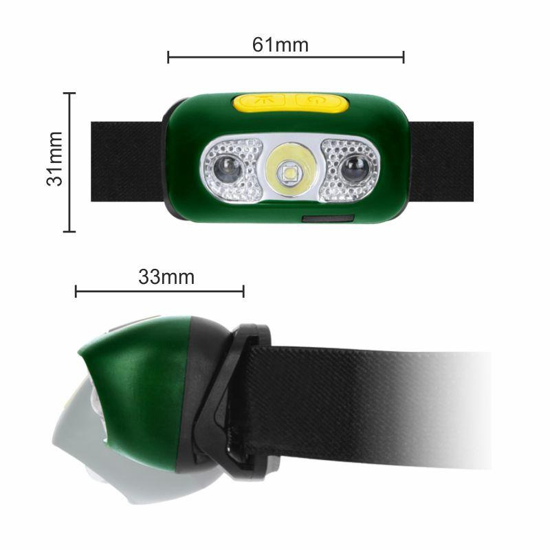 LED nabíjacia čelovka so senzorom - LH02R 7