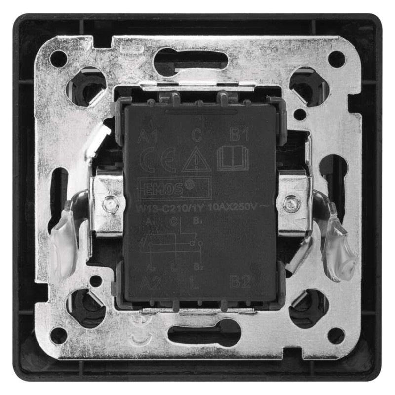 Spínač č.7 250 V/10 A max. IP20  antracit  A6100.7 3