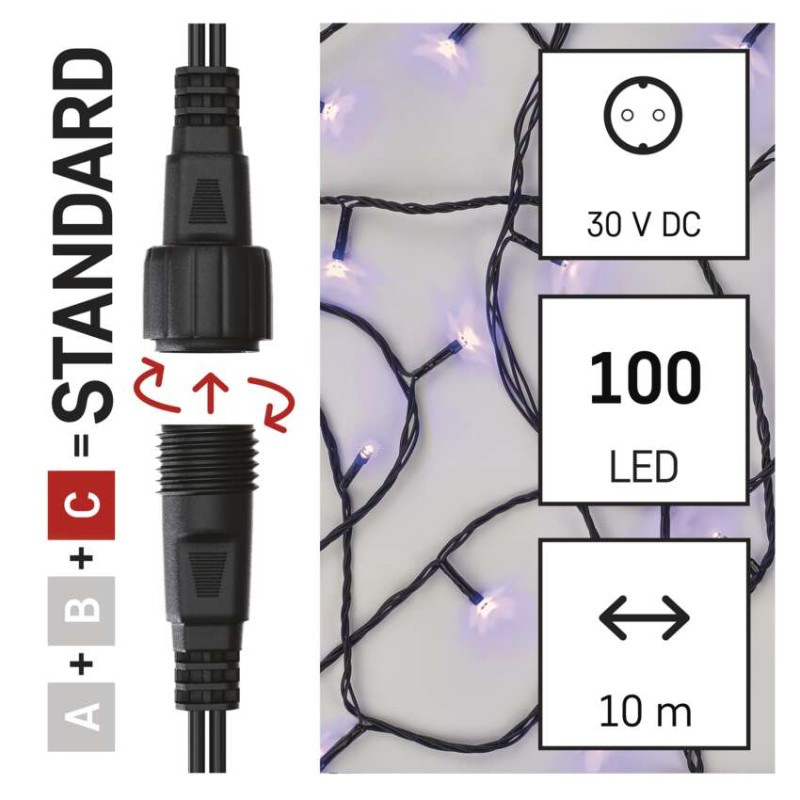 VIANOCE reťaz connect 100LED 10M IP44 1