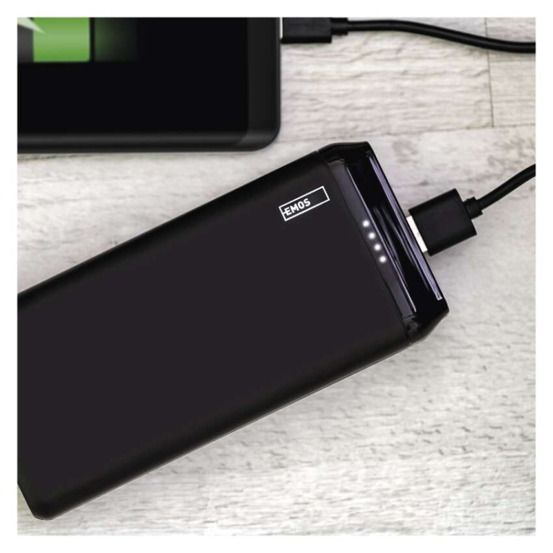 Powerbank EMOS Alpha2 20, 20000 mAh, 10 W, čierny B0527B 10