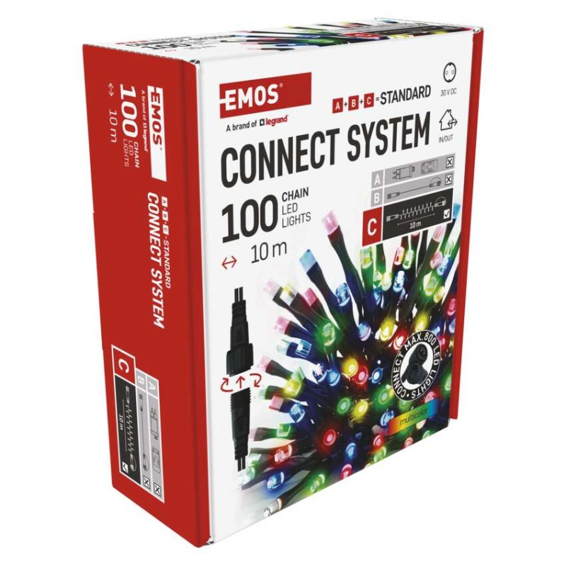VIANOCE reťaz connect 100LED 10M IP44 MC 13