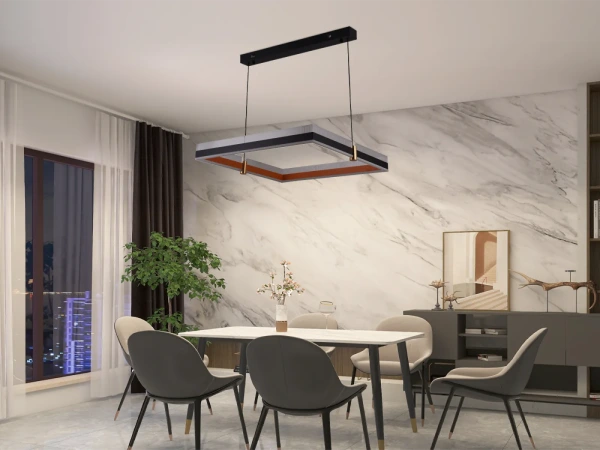 LED visiaca lampa + diaľkový ovládač 100W - J4336/B 8