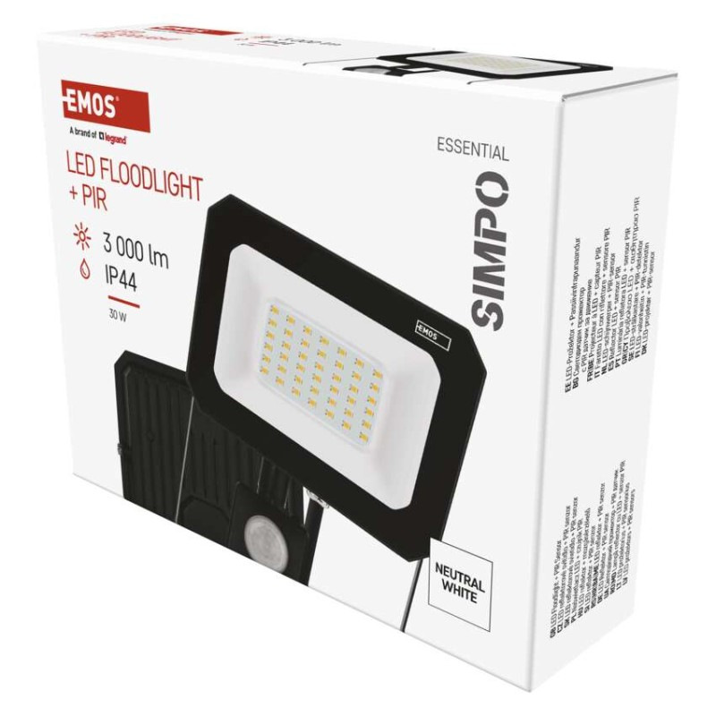 LED REFLEKTOR SIMPO 30W 3000LM IP44 NW P