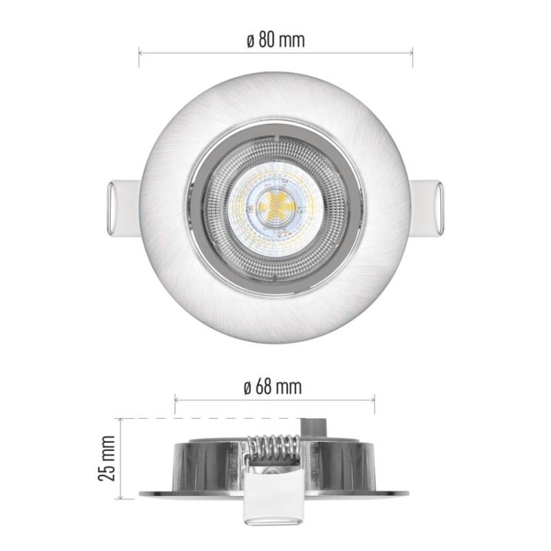 LED BOD. SVÍT. 5 W EXCL. WW S 2