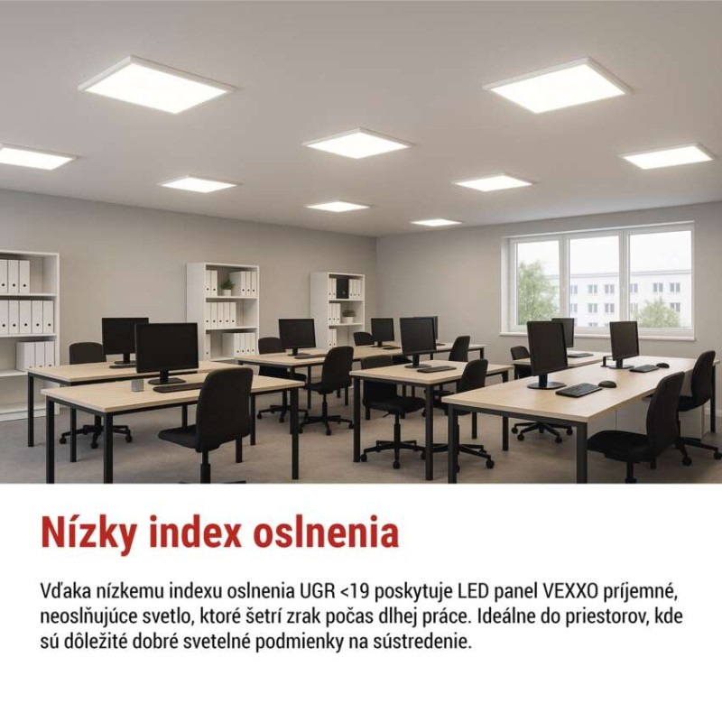 LED PANEL VEXXO P. 60×60 33W 4000LM IP20 6