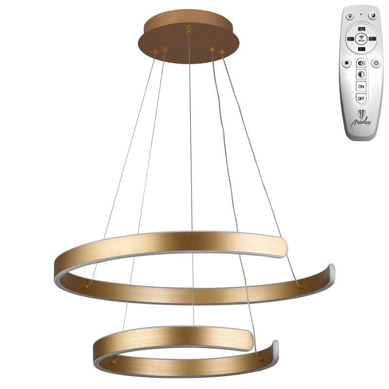 LED závesná lampa na lanku + diaľkový ovládač 120W - J4328/G 4