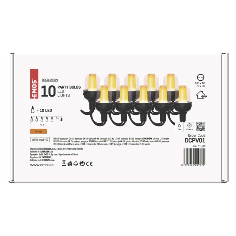 VIANOCE party girlanda 100LED IP44 VNT  DCPV01 6