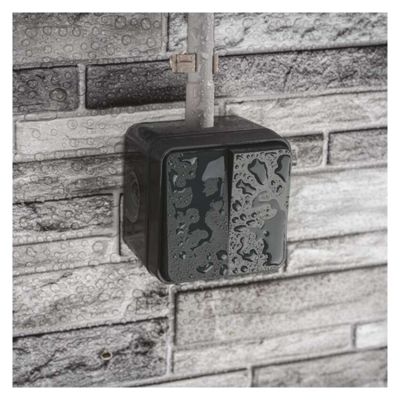 CYKLONE prepínač dvojitý striedavý č. 6+6, IP 55 D730423 7