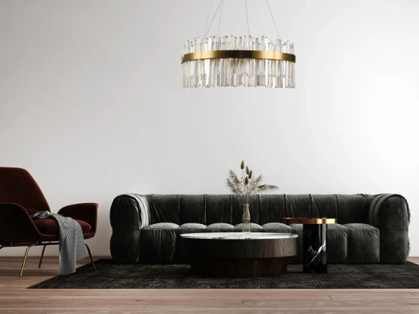 LED krištáľové svietidlo + diaľkový ovládač 80W - J6332/C 6