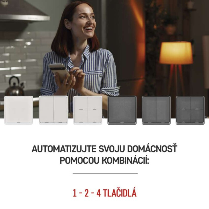 GOSMART SCÉNICKÝ VYPÍNAČ 1TL IP-2001ZB Z 2