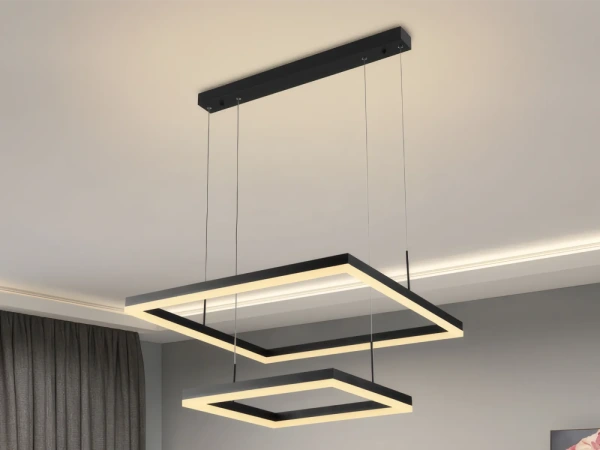 LED závesná lampa + diaľkový ovládač 90W - J4321/B 4