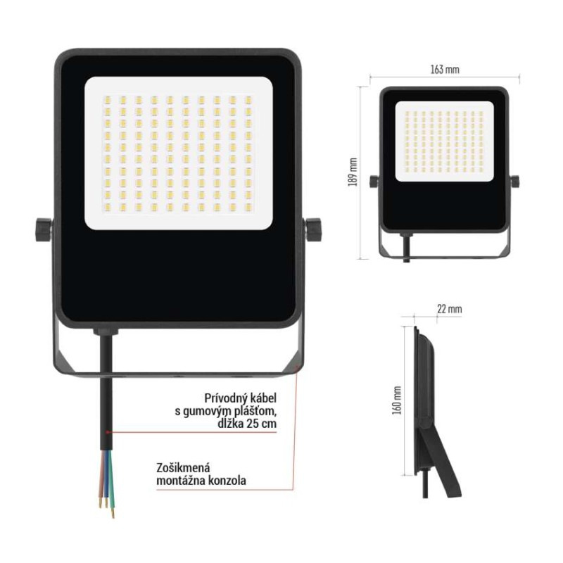 Reflektor LED VISIO 50W 7500LM ZS2543 10