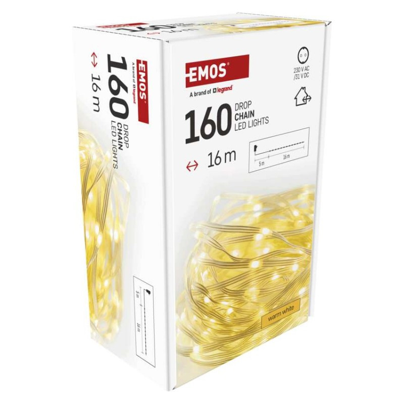 Vian. reťaz Drop 160LED IP44 9