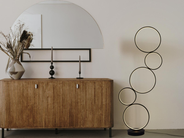 LED dizajnová stojaca lampa 85W - JF2309/B 6