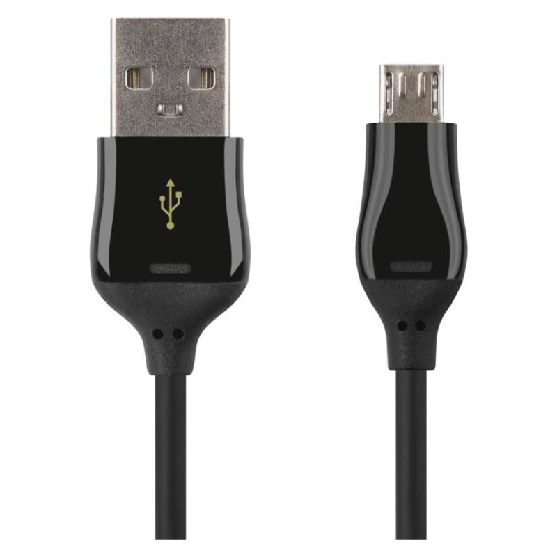 USB 2.0 A/M-MICRO B/M 1M ČERNÁ 1