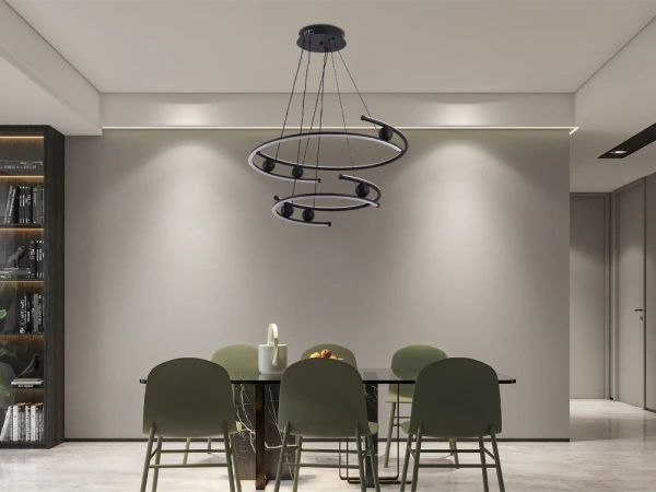 LED závesné svietidlo + diaľkový ovládač 80W - J4346/B 6