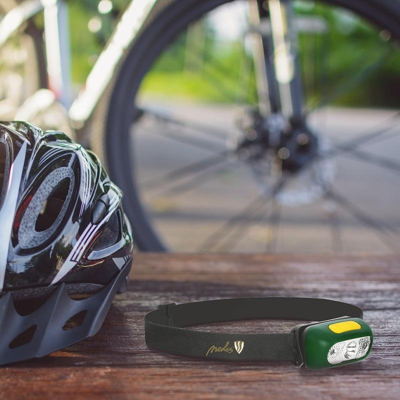 LED nabíjacia čelovka so senzorom - LH02R 4