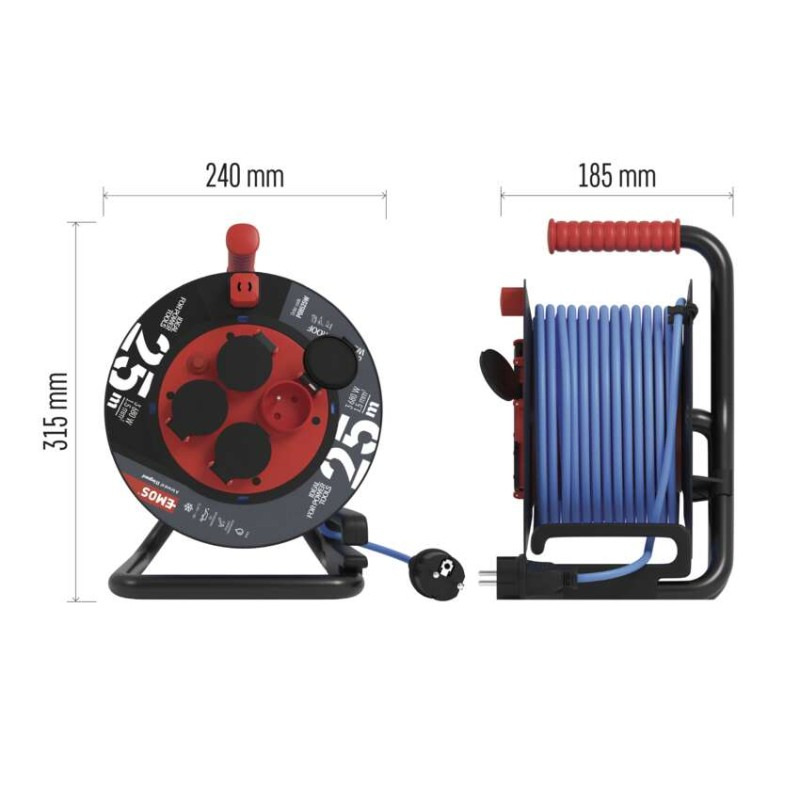 BUBEN 4Z 25M 1,5MM NEMRZNOUCÍ PVC KABEL 14