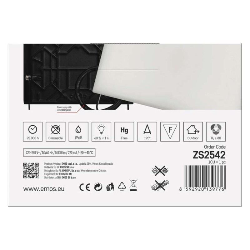 LED REFLEKTOR TAMBO 50W 5000LM IP65 13