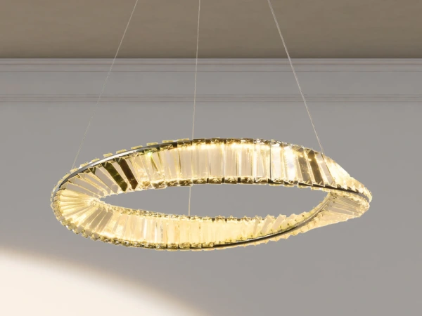 LED krištáľové svietidlo + diaľkový ovládač 40W - J6349/CH 4