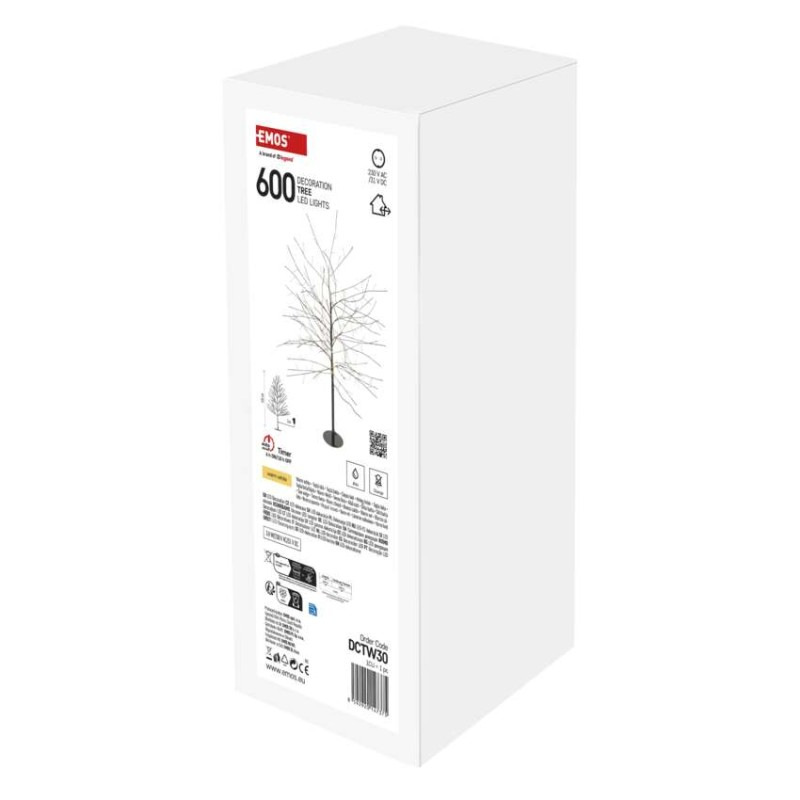 600 NANO LED TREE 120 CM IP44 WW 1