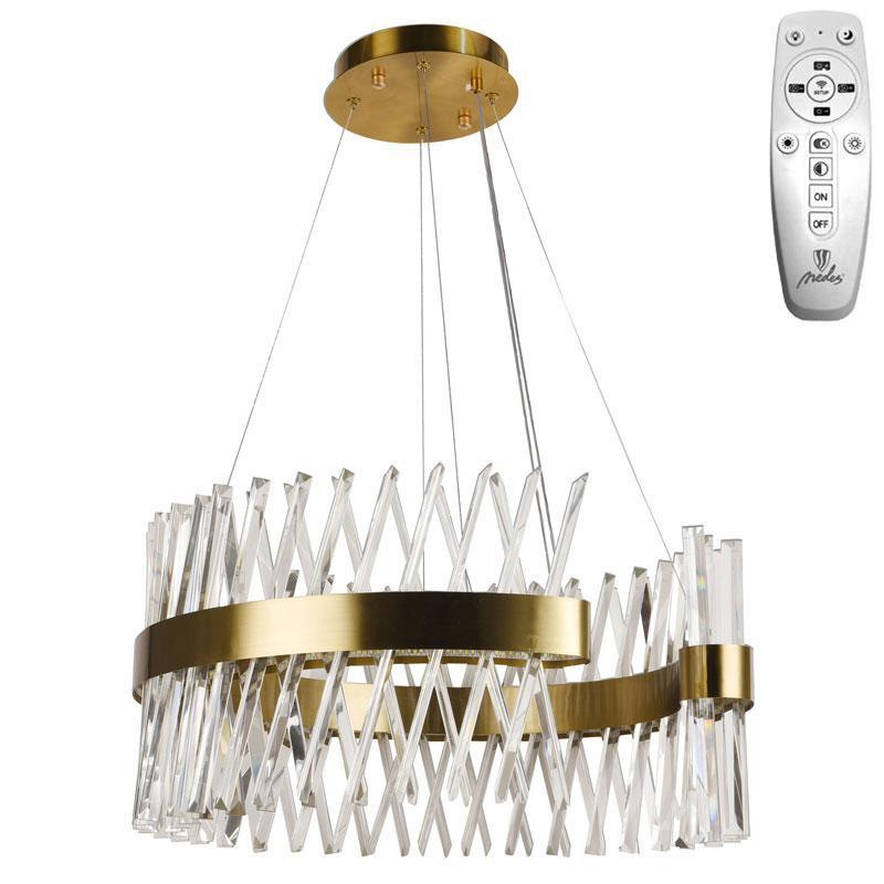 LED krištáľové svietidlo + diaľkový ovládač 130W - J6304/C 1