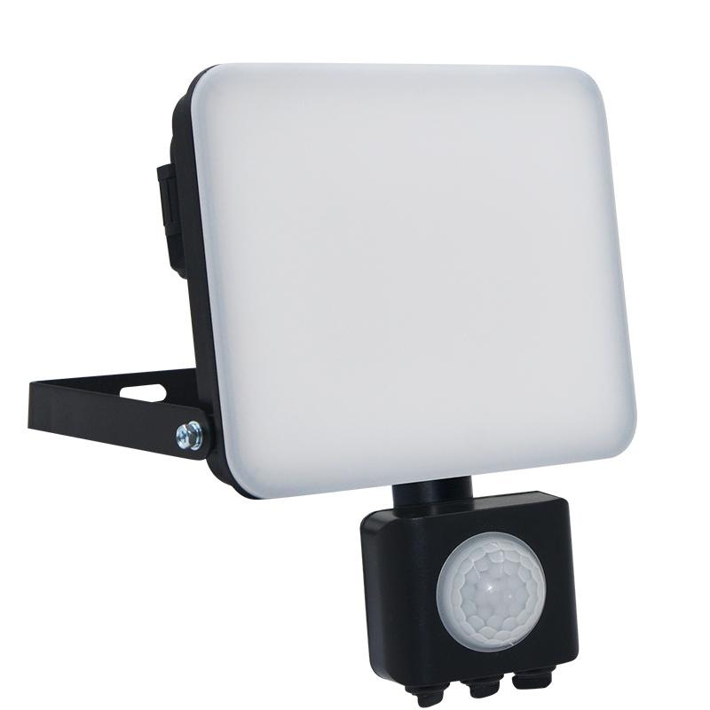 Vonkajší čierny LED reflektor so senzorom 50W / 4000K - LF7024S 2